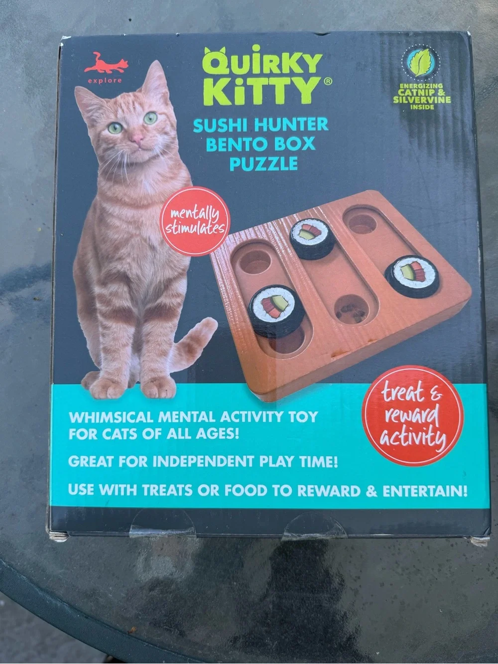 Cat treat box